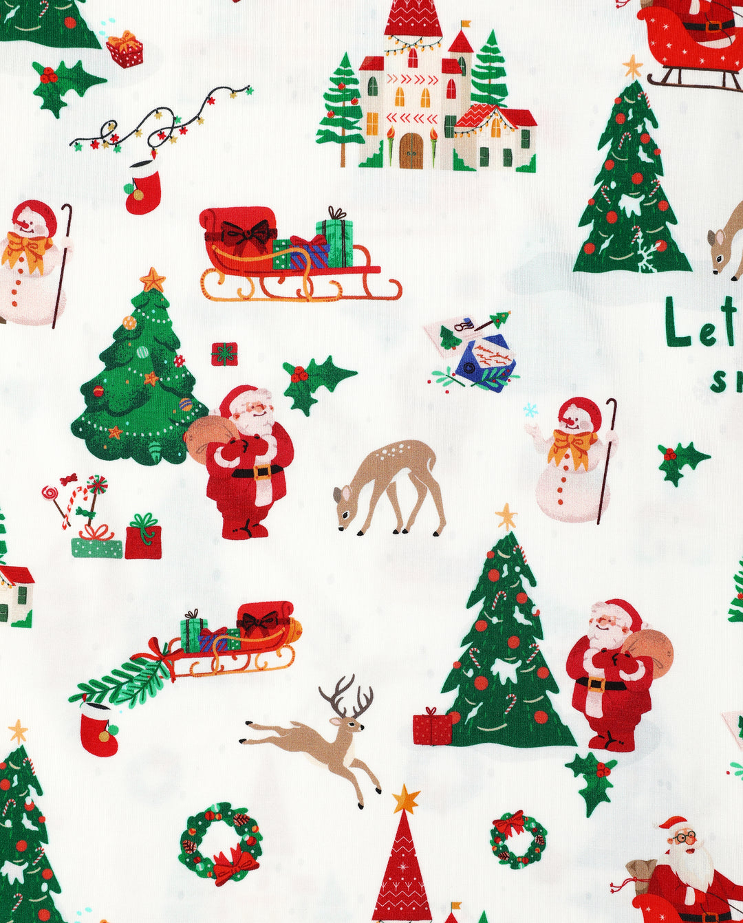 Christmas Tree & Santa Family Matching Pajamas