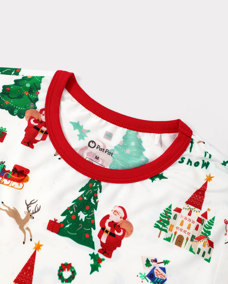 Christmas Tree & Santa Family Matching Pajamas