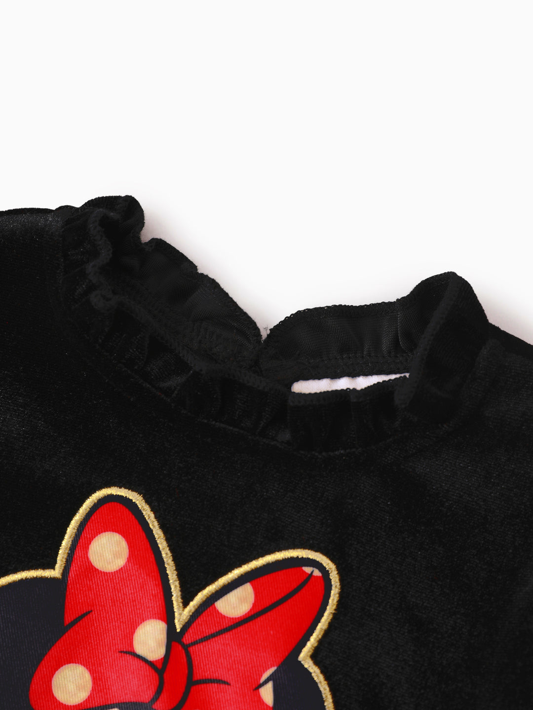 Disney Mickey & Friends Christmas Red & Black Bow Dress Black
