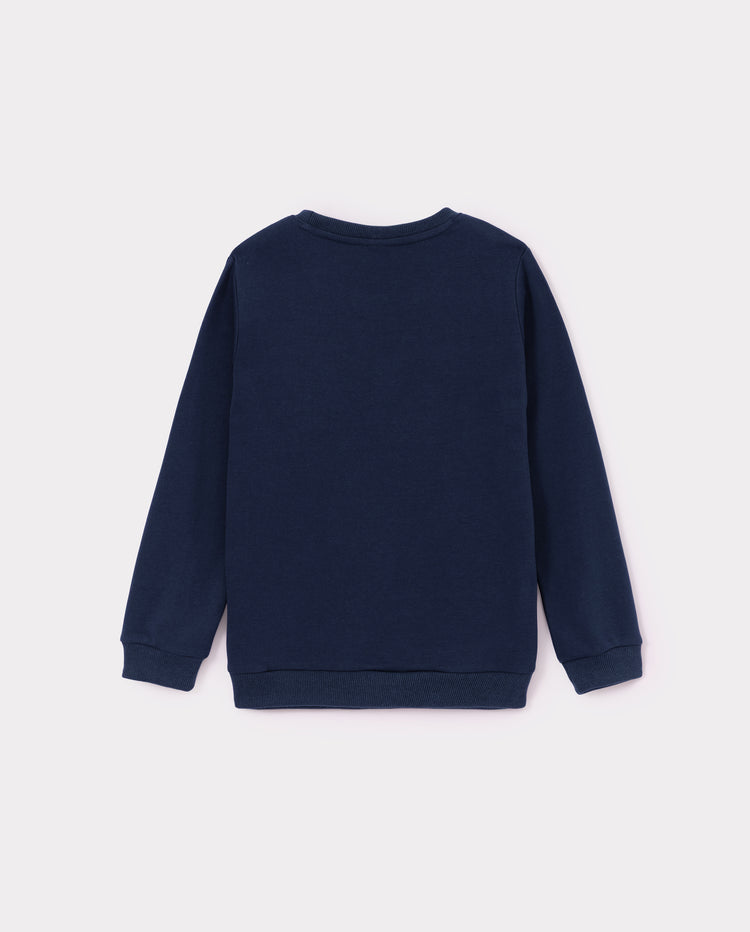 Toddler/Kid Unisex Sweatshirt & Cargo Pants Set Tibetan blue