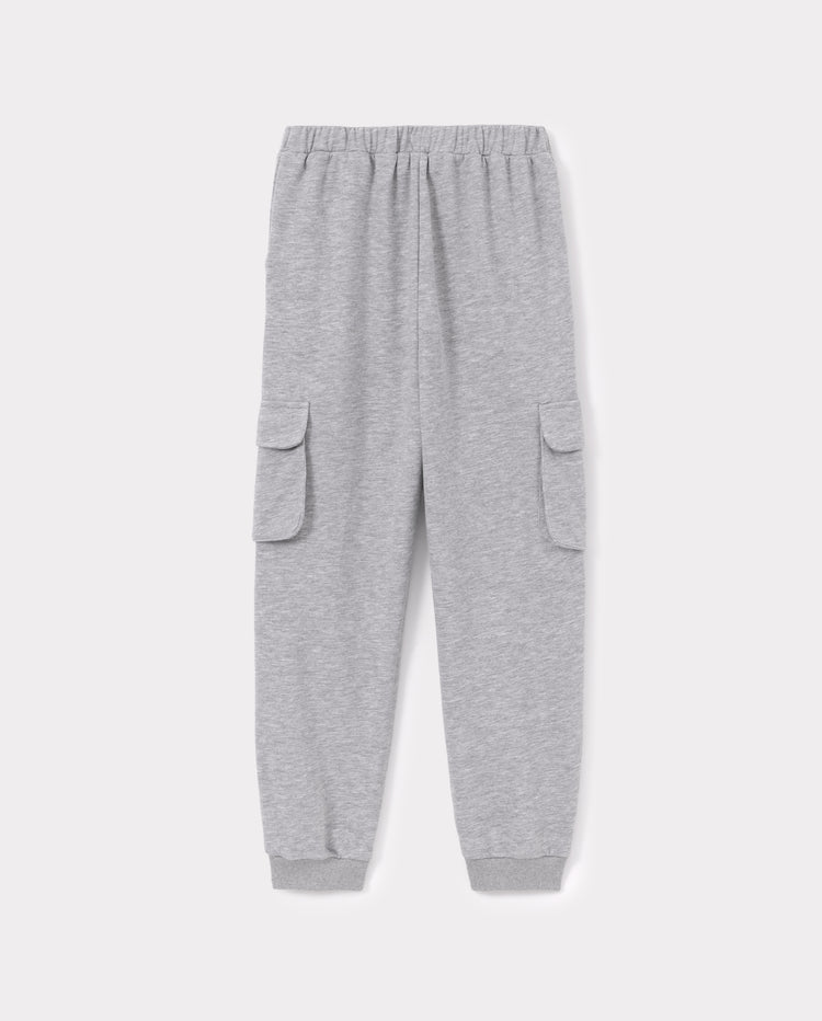Toddler/Kid Unisex Sweatshirt & Cargo Pants Set Grey
