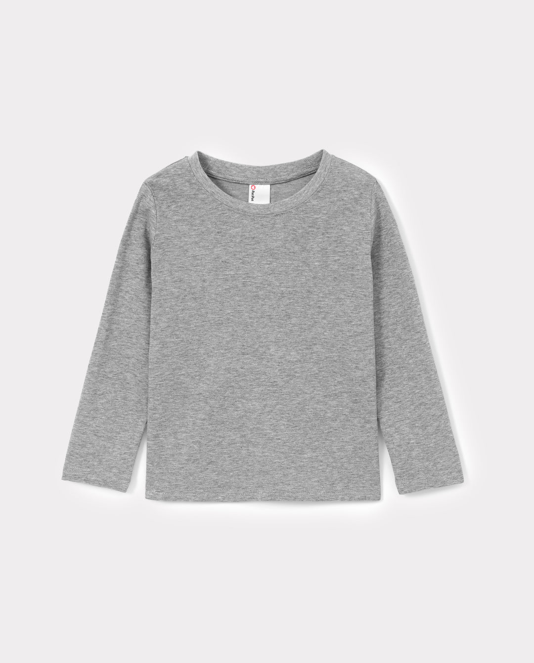 Toddler Unisex Cotton Long Sleeve T Shirt Grey