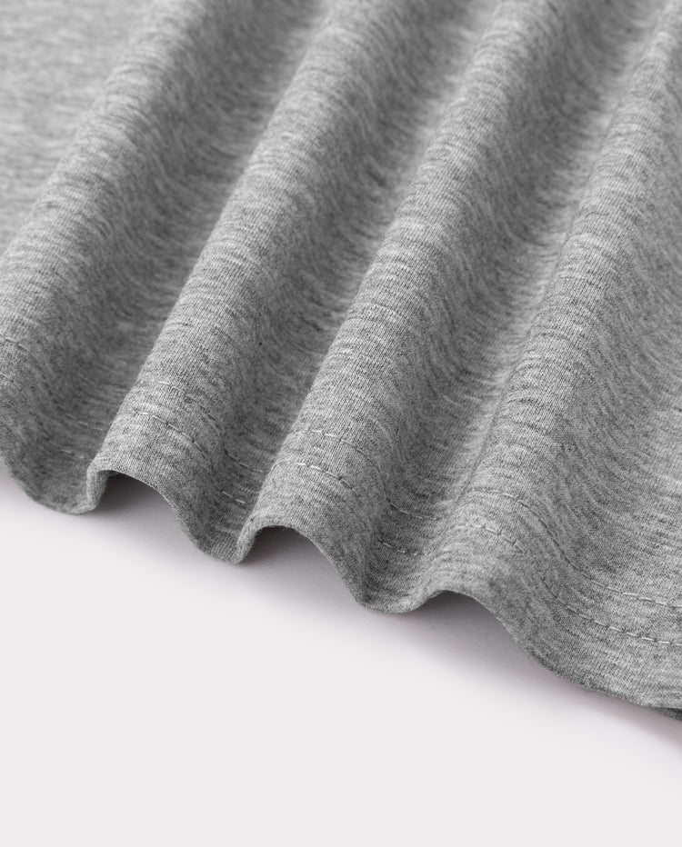 Toddler Unisex Cotton Long Sleeve T Shirt Grey