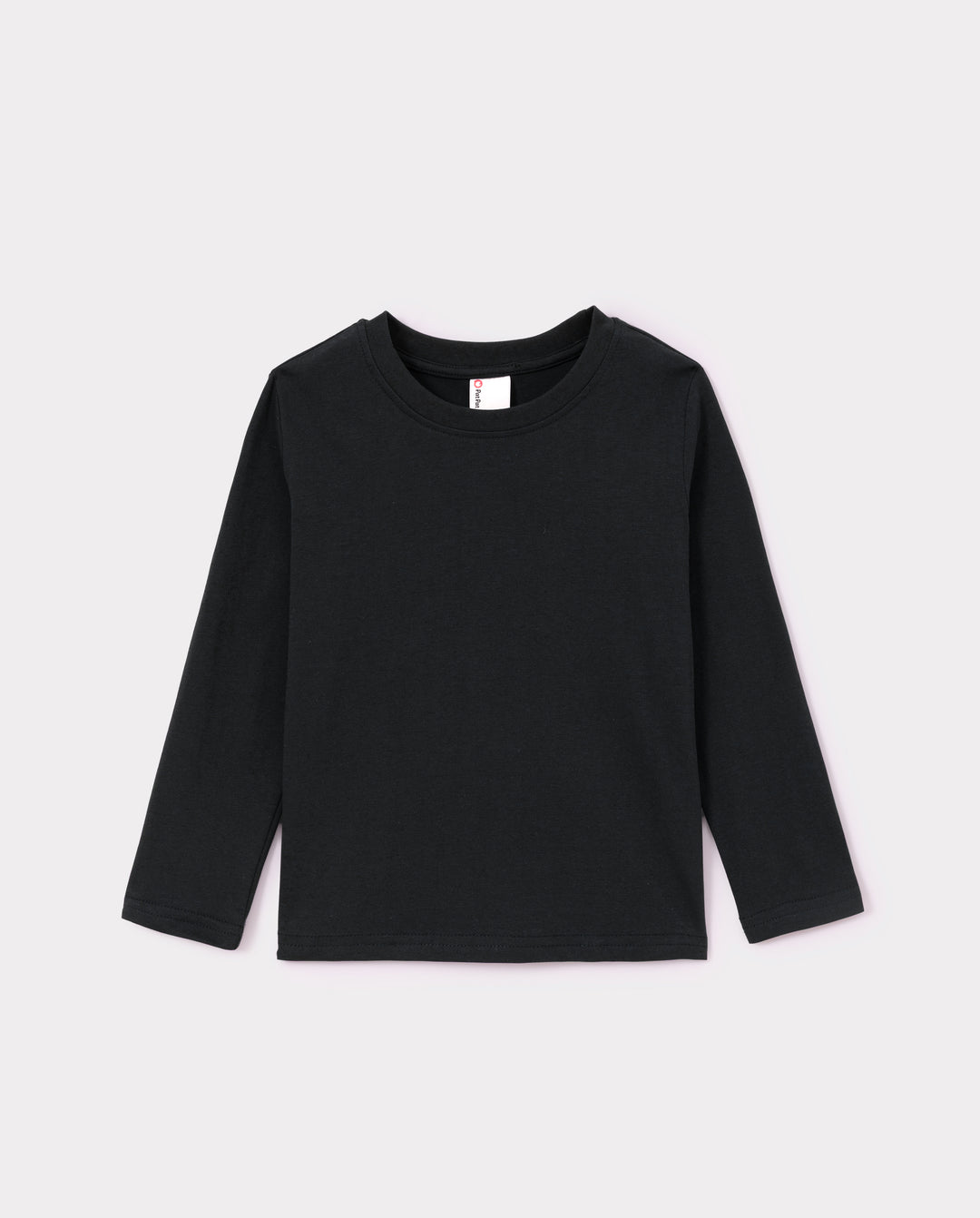Toddler Unisex Cotton Long Sleeve T Shirt Black