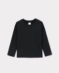Toddler Unisex Cotton Long Sleeve T Shirt Black