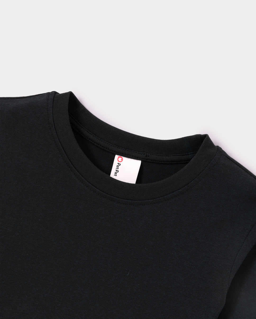 Toddler Unisex Cotton Long Sleeve T Shirt Black