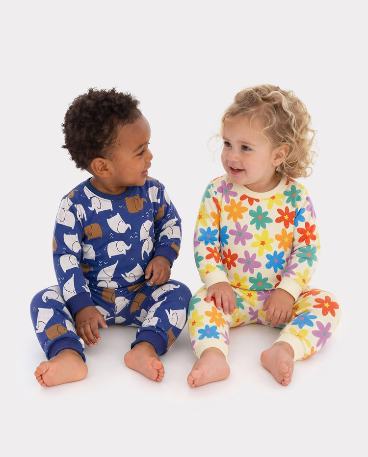 Baby Girl Long Sleeve Top & Pants Set Apricot