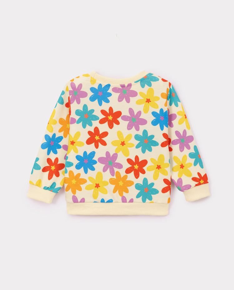 Baby Girl Long Sleeve Top & Pants Set Apricot