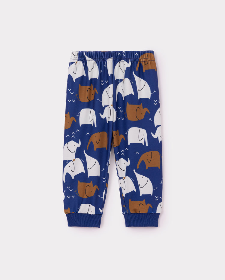 Baby Unisex Long Sleeve Top & Pants Set Royal Blue