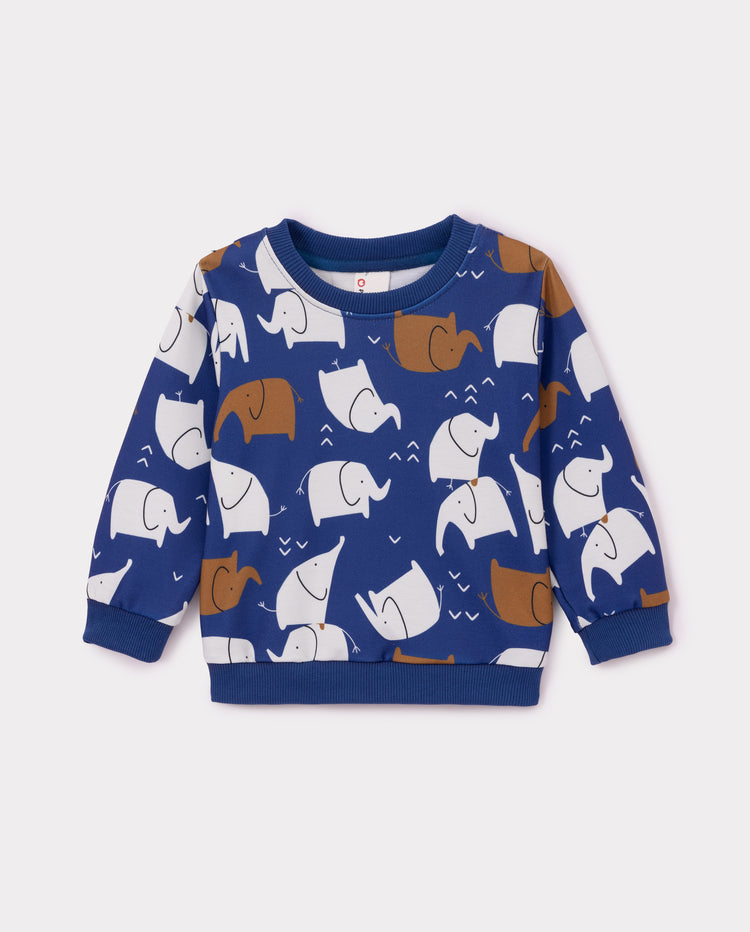 Baby Unisex Long Sleeve Top & Pants Set Royal Blue