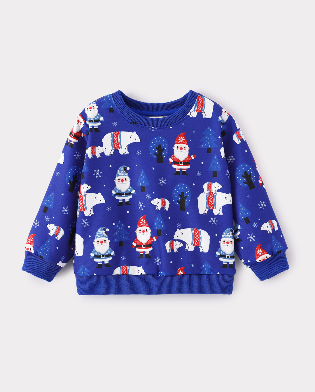 Christmas Baby Boy Long Sleeve Top & Pants Set Azure