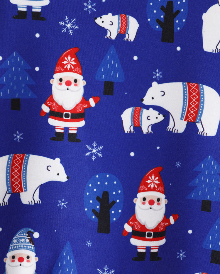 Christmas Baby Boy Long Sleeve Top & Pants Set Azure