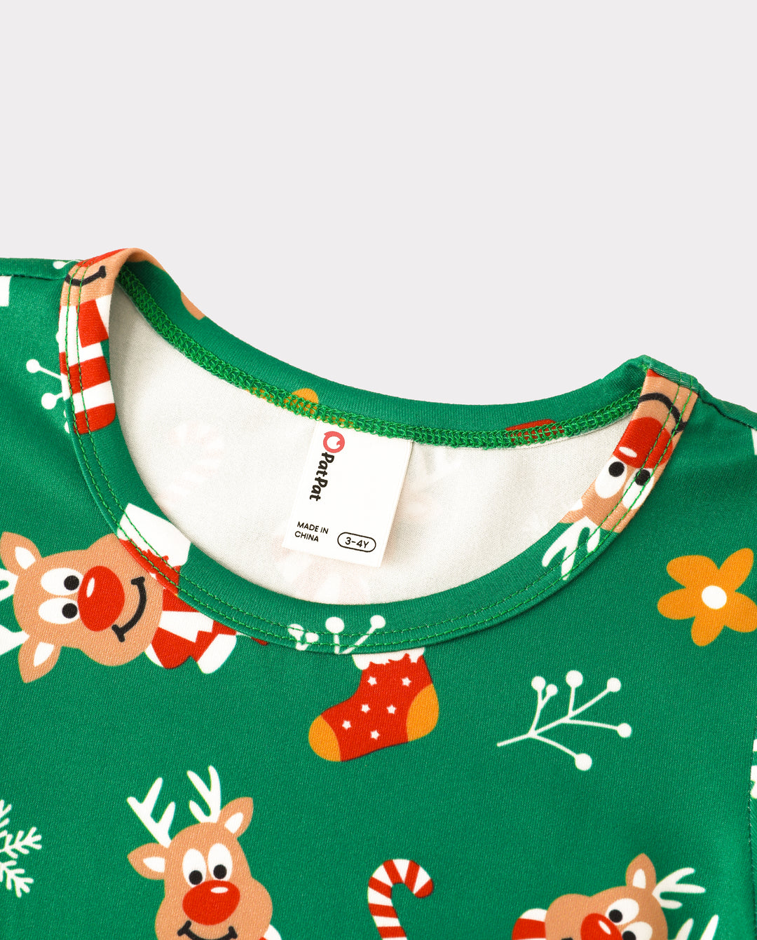Christmas Toddler Girl Long Sleeve Dress & Leggings Set Green