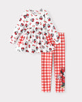 Disney Mickey and Friends Toddler/Kids Girls' Red Set