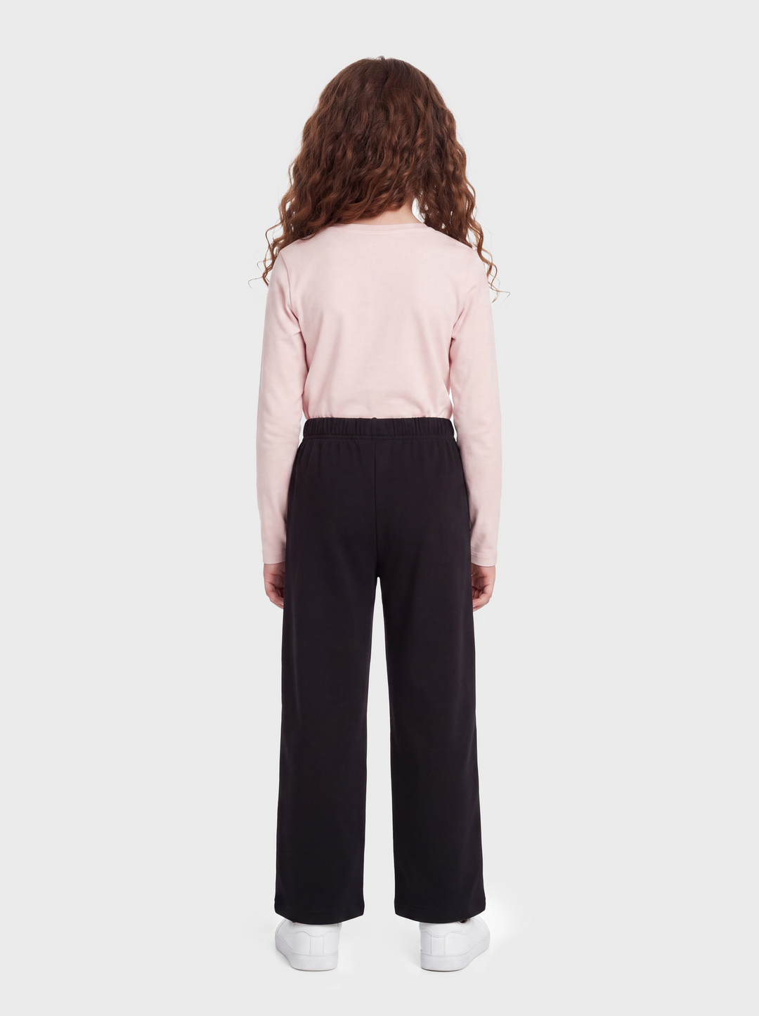Toddler/Kids Girl Relaxed Fit Wide Leg Pants Black