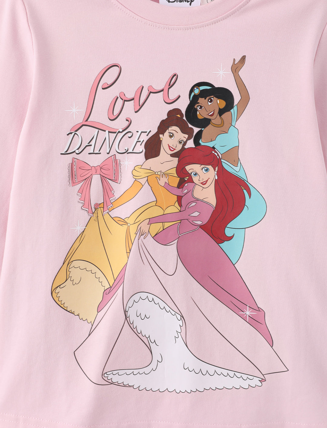 Disney Princess Girls' Long-Sleeve Two-Piece Set White
