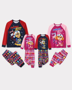 Pyjamas de Noël assortis pour toute la famille, meilleur motif de Noël, Pat’ Patrouille