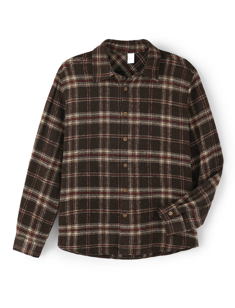 Matching Family Vintage Brown Plaid Outfits