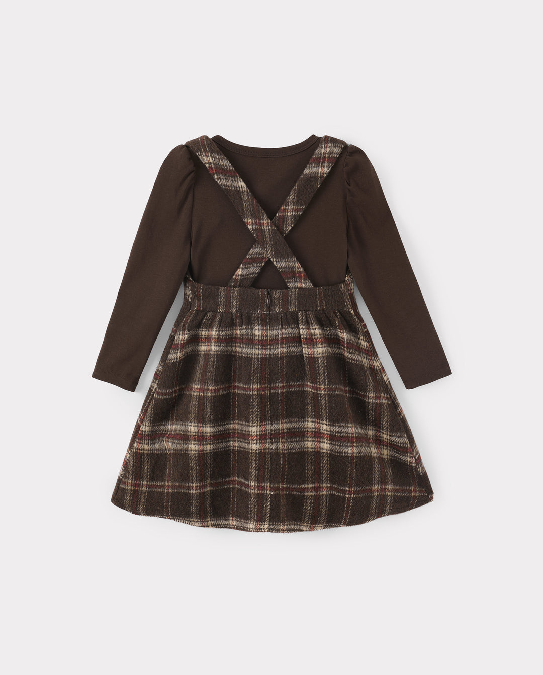 Matching Family Vintage Brown Plaid Outfits