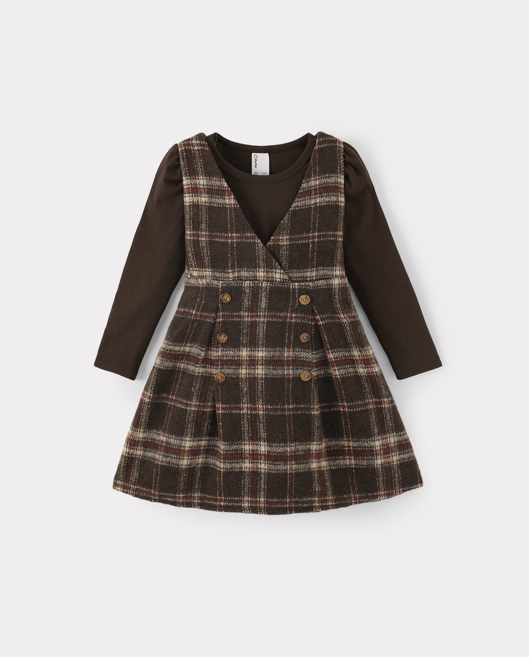 Matching Family Vintage Brown Plaid Outfits