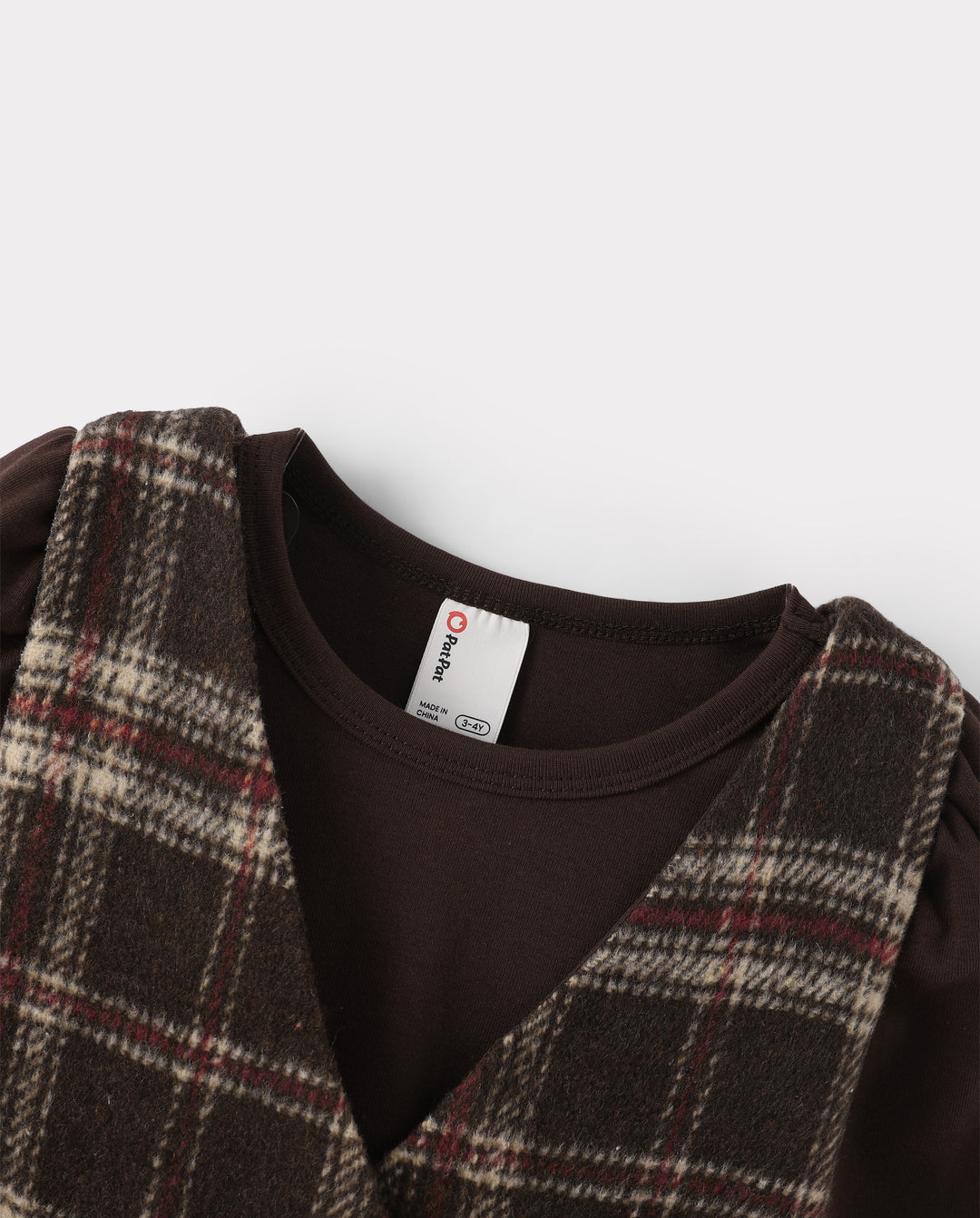 Matching Family Vintage Brown Plaid Outfits