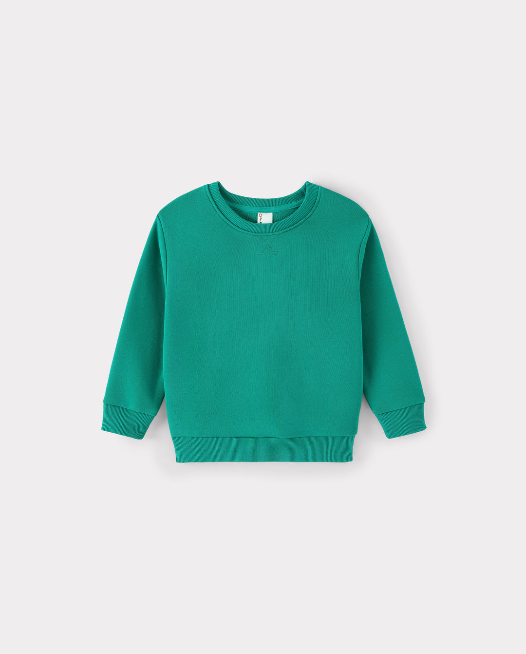 Family Matching Solid Color Crewneck Sweatshirts Multi-color