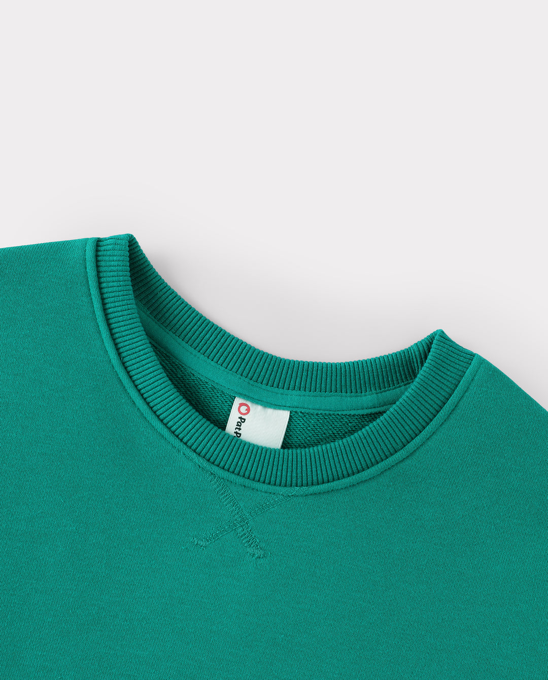 Family Matching Solid Color Crewneck Sweatshirts Multi-color