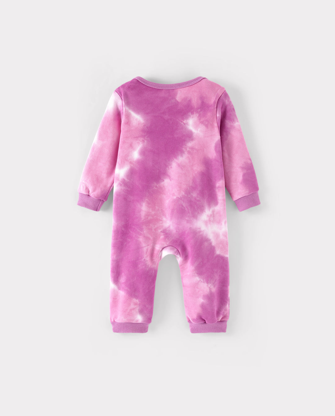 Mommy and Me Besties Tie-Dye Sweatshirts & Baby Romper Pink purple