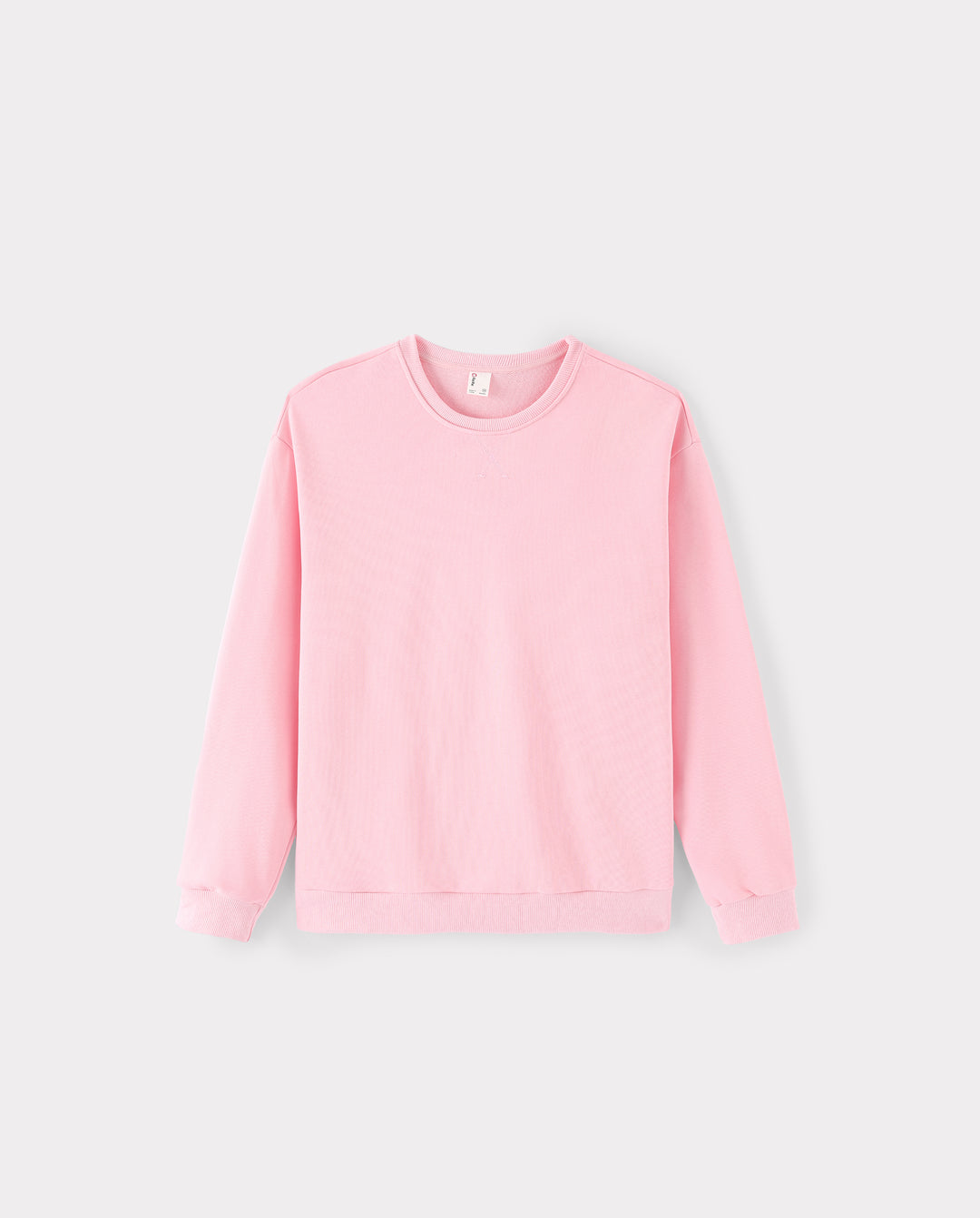 Family Matching Solid Color Crewneck Sweatshirts Multi-color