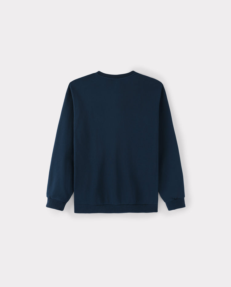 Family Matching Solid Color Crewneck Sweatshirts Multi-color