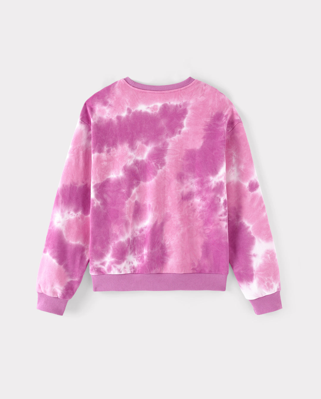 Mommy and Me Besties Tie-Dye Sweatshirts & Baby Romper Pink purple