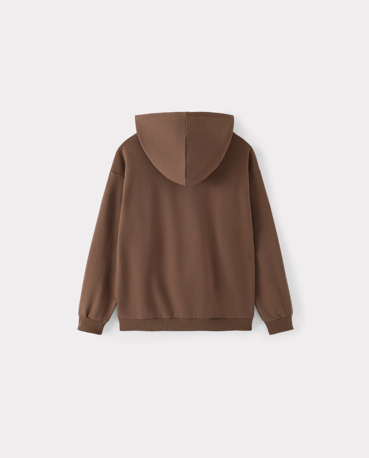 Family Matching Cool Vibes Graphic Hoodies & Sweatshirts Brown Coffee