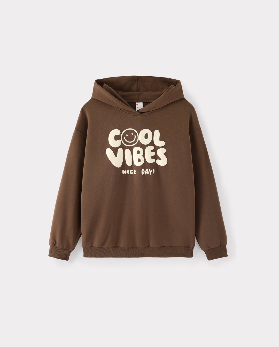 Family Matching Cool Vibes Graphic Hoodies & Sweatshirts Brown Coffee