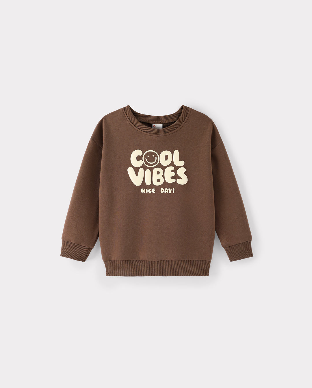 Family Matching Cool Vibes Graphic Hoodies & Sweatshirts Brown Coffee