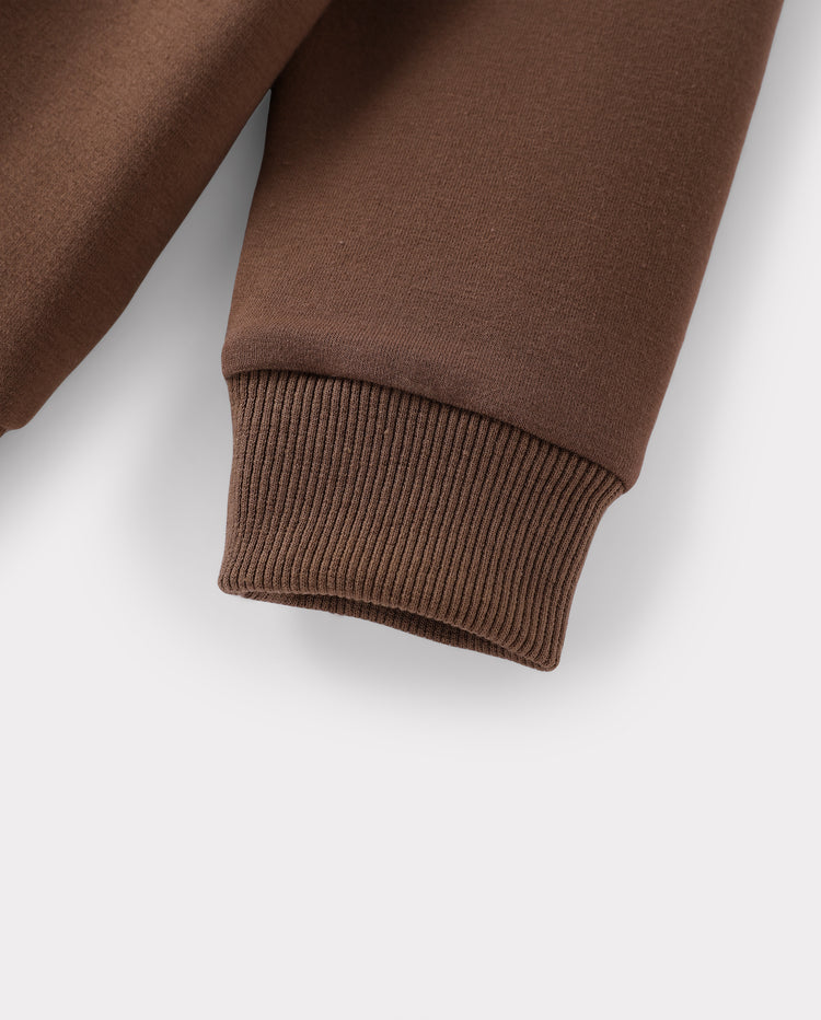 Family Matching Cool Vibes Graphic Hoodies & Sweatshirts Brown Coffee