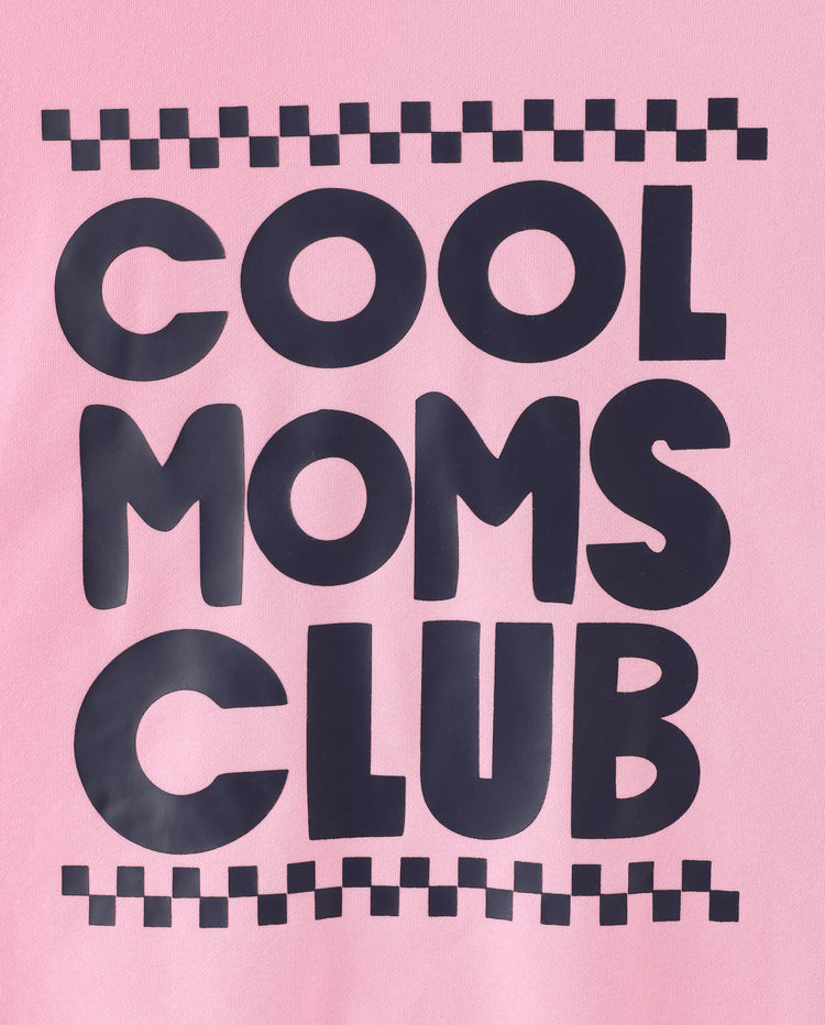 Family Matching Cool Moms, Dads & Kids Club Hoodies Multi-color
