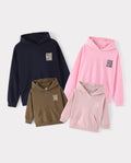 Family Matching Cool Moms, Dads & Kids Club Hoodies Multi-color