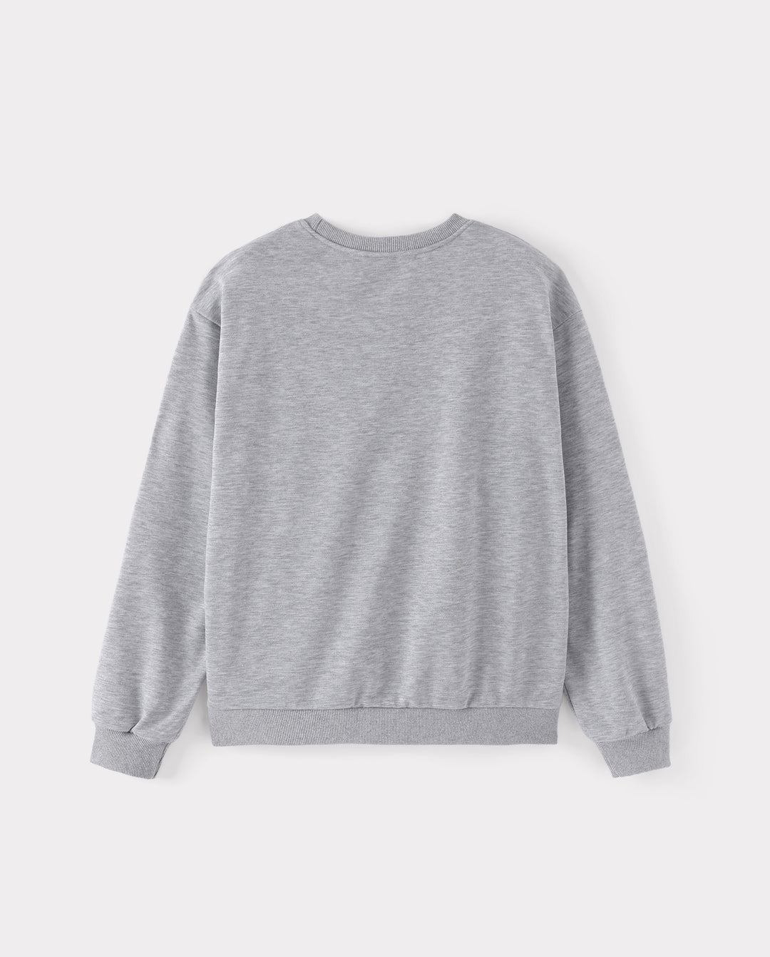 Mommy and Me Cherry Bow Crewneck Sweatshirts Grey