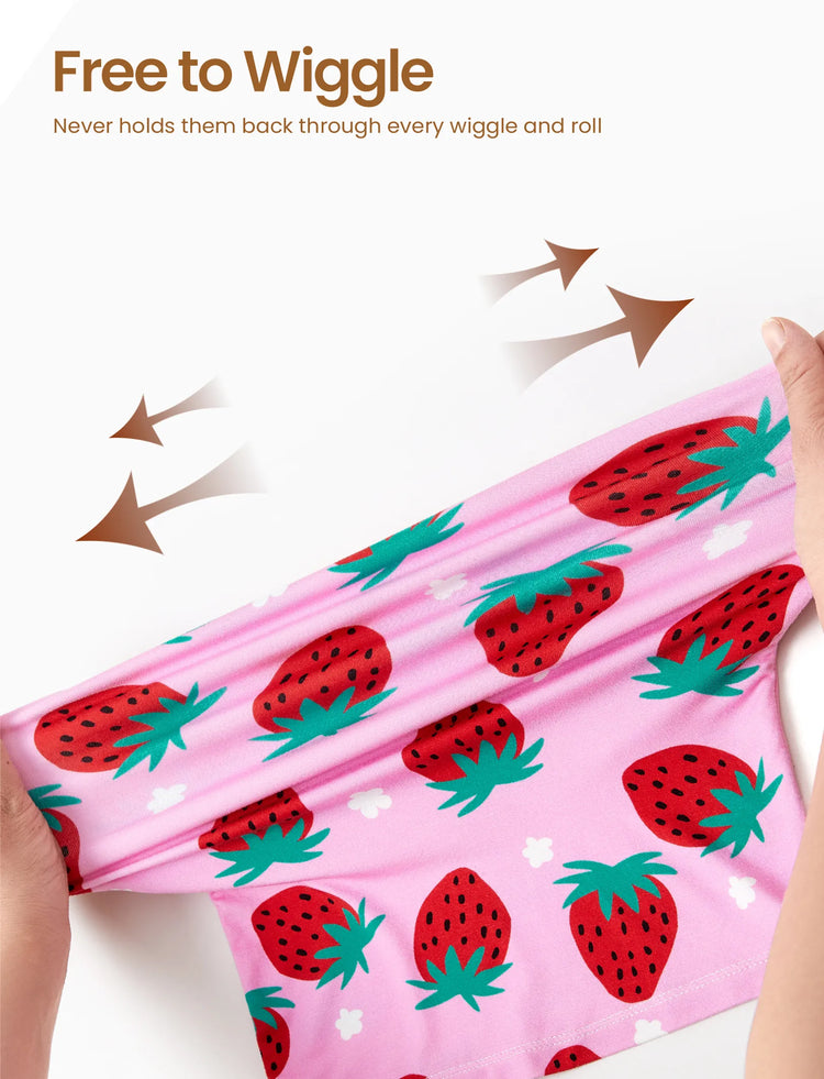 Christmas / Halloween Pajama 2-Piece Upgraded Thick Bamboo Pajama Set With Childlike Print for Toddler / Kids Girl (Snug-Fitting) Red