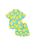 Fresh Market Baby Boy Pineapple Shirt & Shorts Set Turquoise