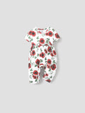 Combinaison à imprimé floral pour bébé fille REDWHITE
