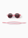 Polarized Round Baby Sunglasses Silicone Pink
