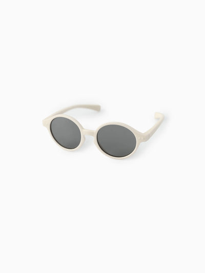 Polarized Round Baby Sunglasses Silicone Apricot Yellow