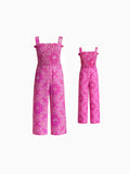 Barbie Mommy & Me Bamboo Jumpsuit Hot Pink