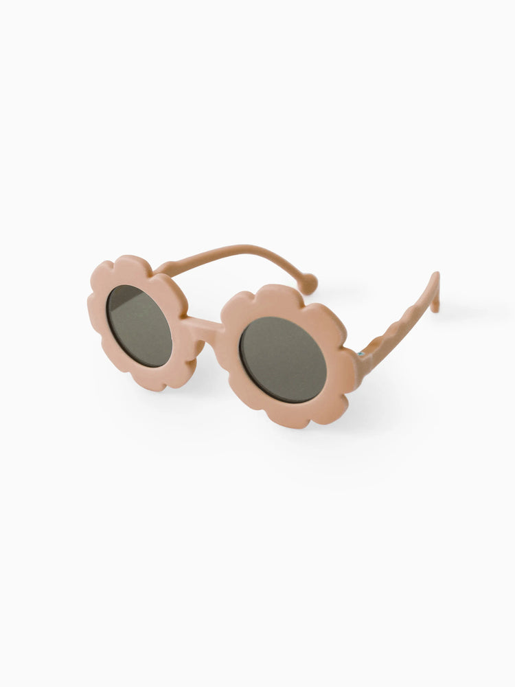 Polarized Sunflower Toddler Sunglasses Silicone Apricot
