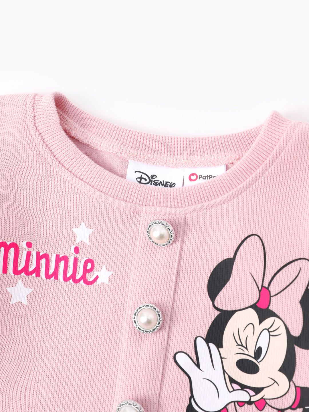 Disney Mickey and Friends Cotton Top And Tweed Skirt Set Pink