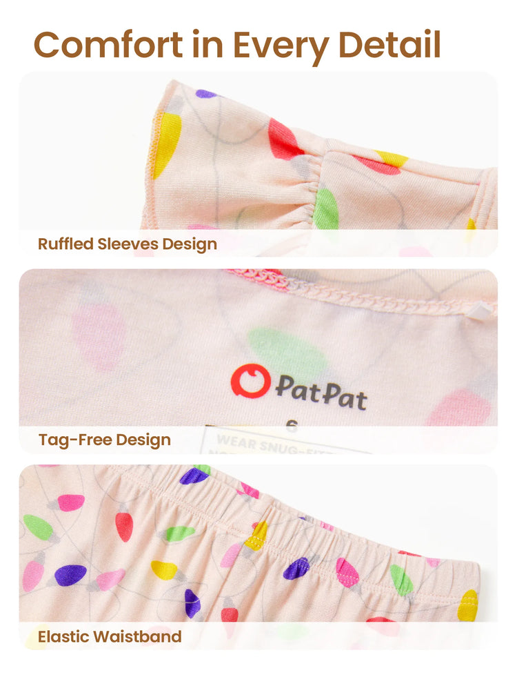 Pijama de Halloween para niños pequeños/niños con estampado infantil (1 pieza, ajustado) multicolor