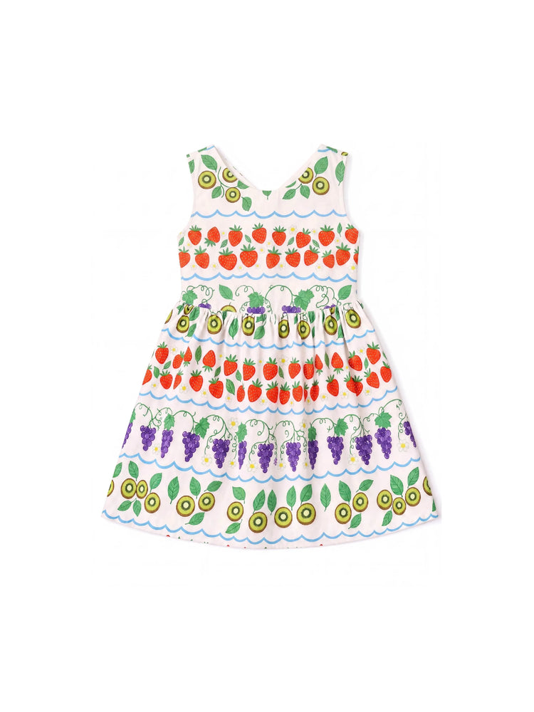 Fresh Market Toddler Girl Fruit Crossback Dress Multi-color