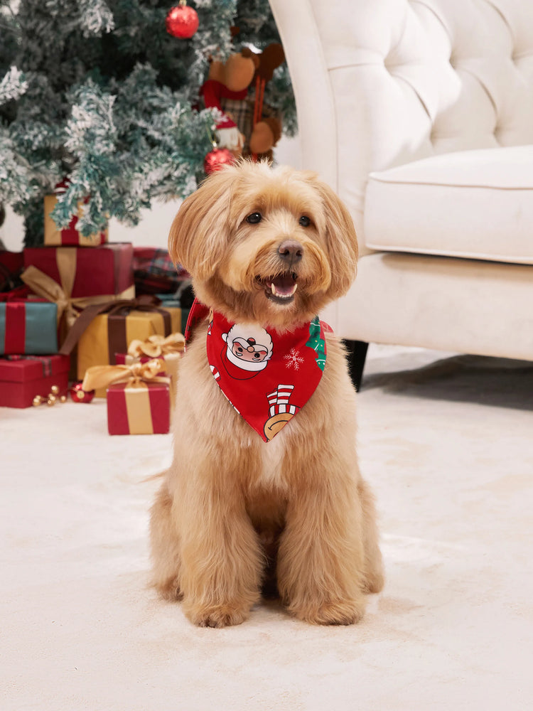 Christmas Family Pajamas Sets 3D Reindeer Hooded Allover Print Onesies Pajamas Red-2