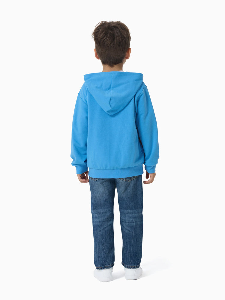 Veste à capuche Captain America bleue Marvel pour tout-petit/enfant garçon